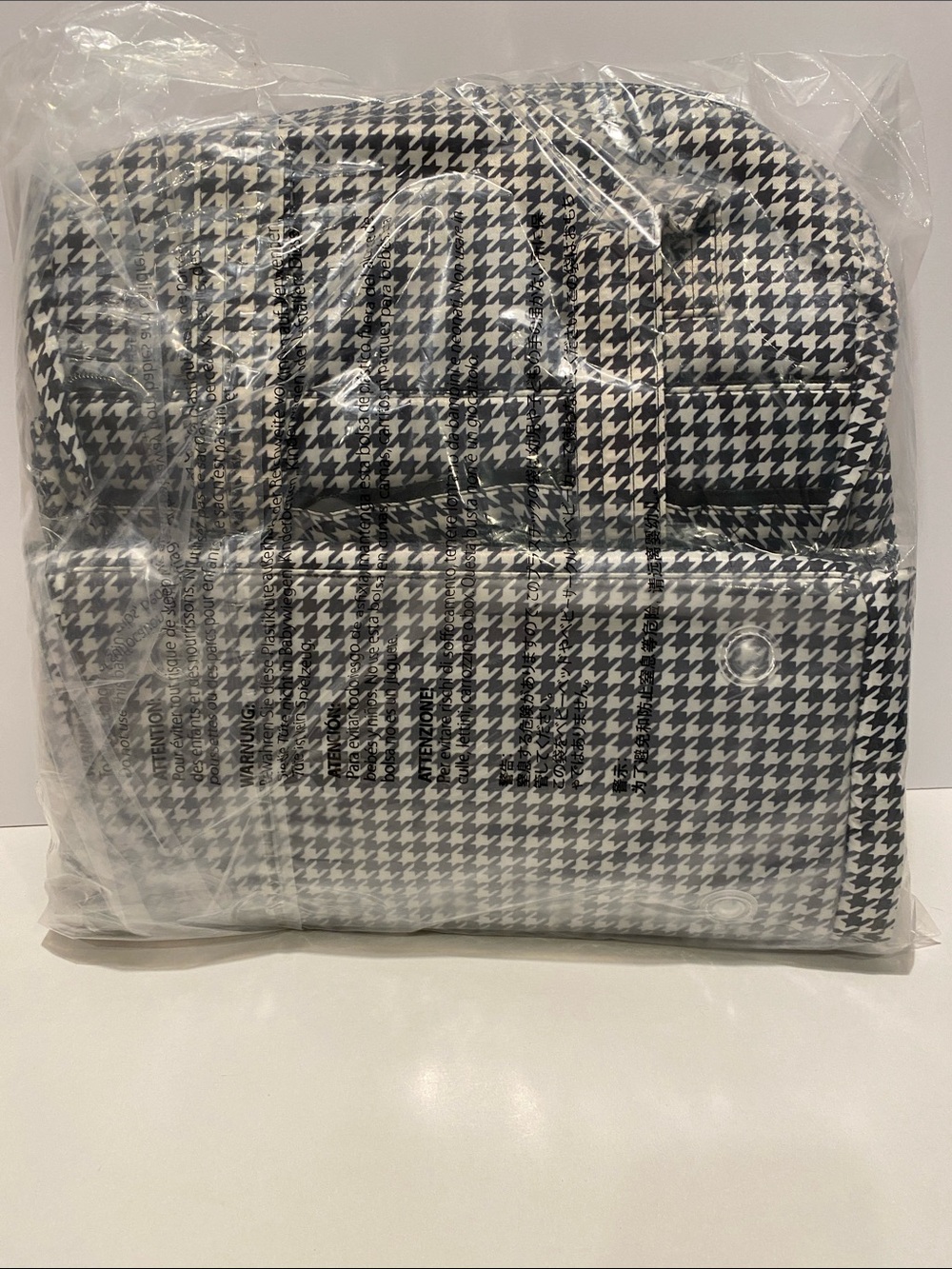 Lug Saunter & Sway Duffel & Pouch Set NWT. Micro Houndstooth - Picture 5 of 13